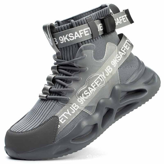 TitanTread  - SteelWarrior Steel Toe Work Shoes For Gym Workout, Outdoor Running & Walking; Cycling, Hiking & Working - Fancysouls